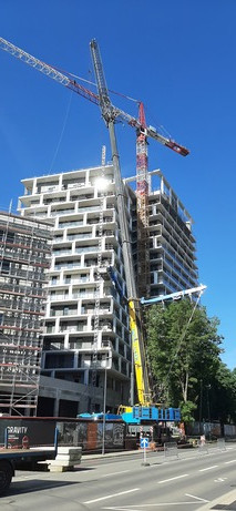 Grues Tours - Chantier Gravity - CLE